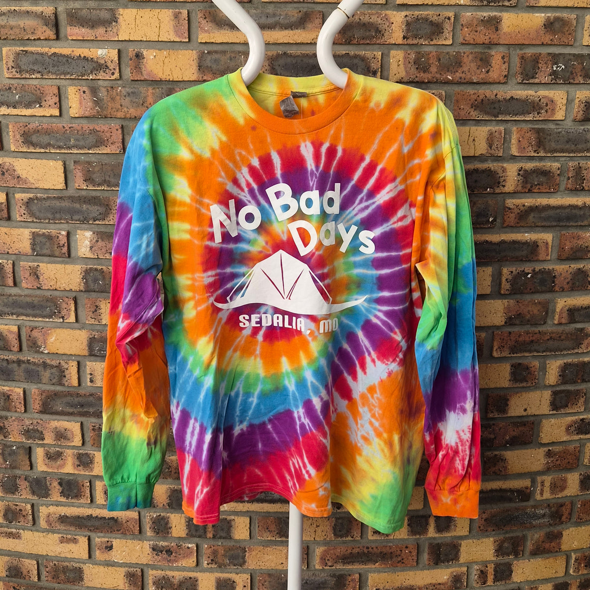 T-shirt manches longues No Bad Days Sedalia tie-dye – XL