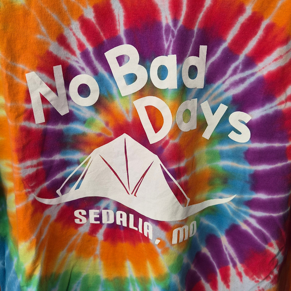 T-shirt manches longues No Bad Days Sedalia tie-dye – XL