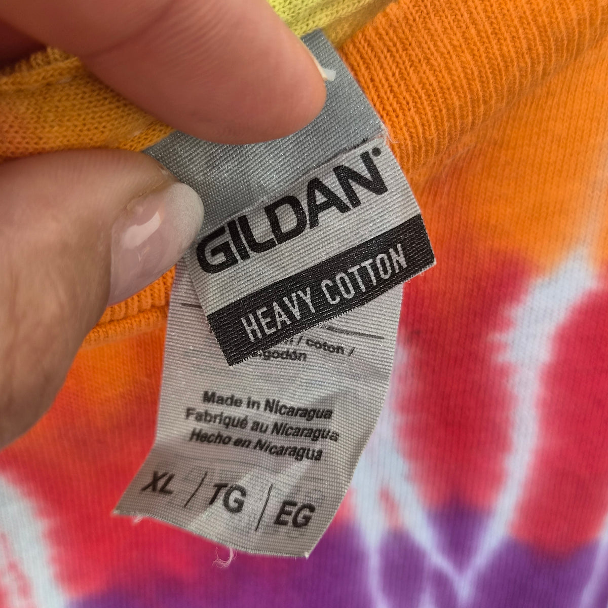 T-shirt manches longues No Bad Days Sedalia tie-dye – XL