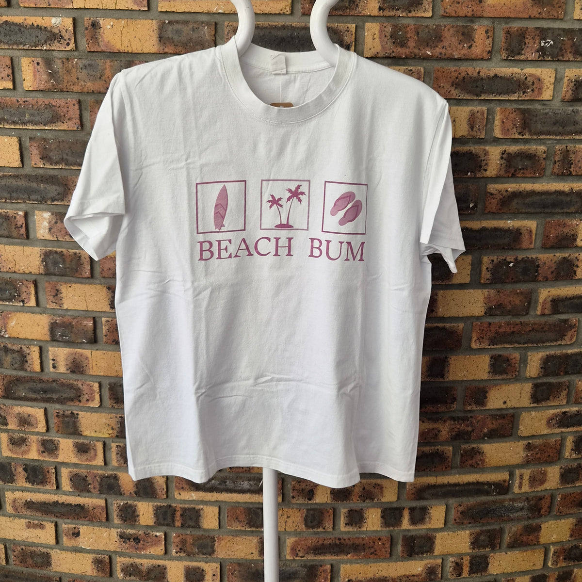 T-shirt "Beach Bum" – Imprimé Surf – Taille XXL