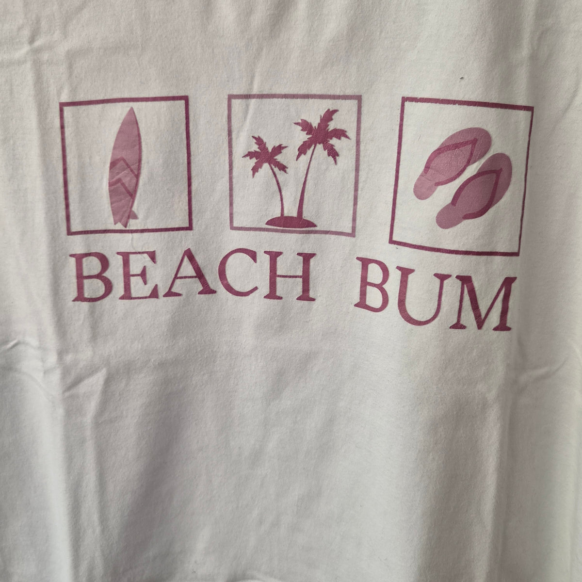 T-shirt "Beach Bum" – Imprimé Surf – Taille XXL
