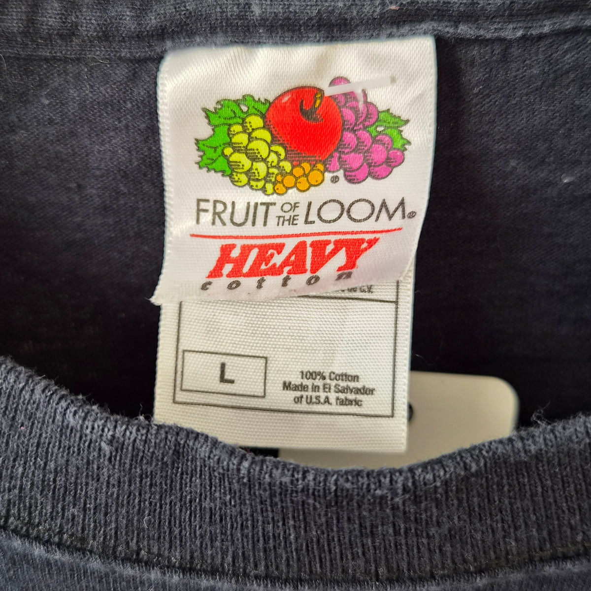 T-shirt Fruit of the Loom God at Work Iowa City noir – L