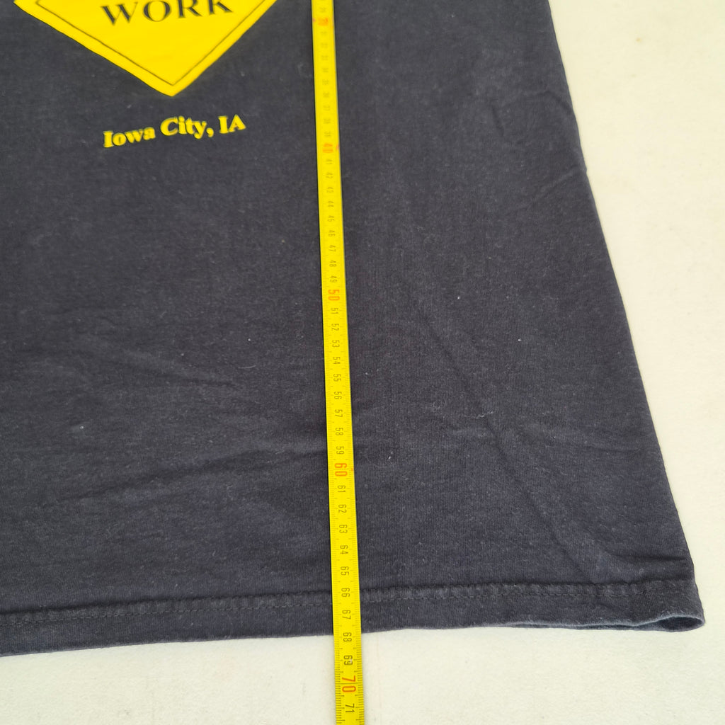 T-shirt Fruit of the Loom God at Work Iowa City noir – L