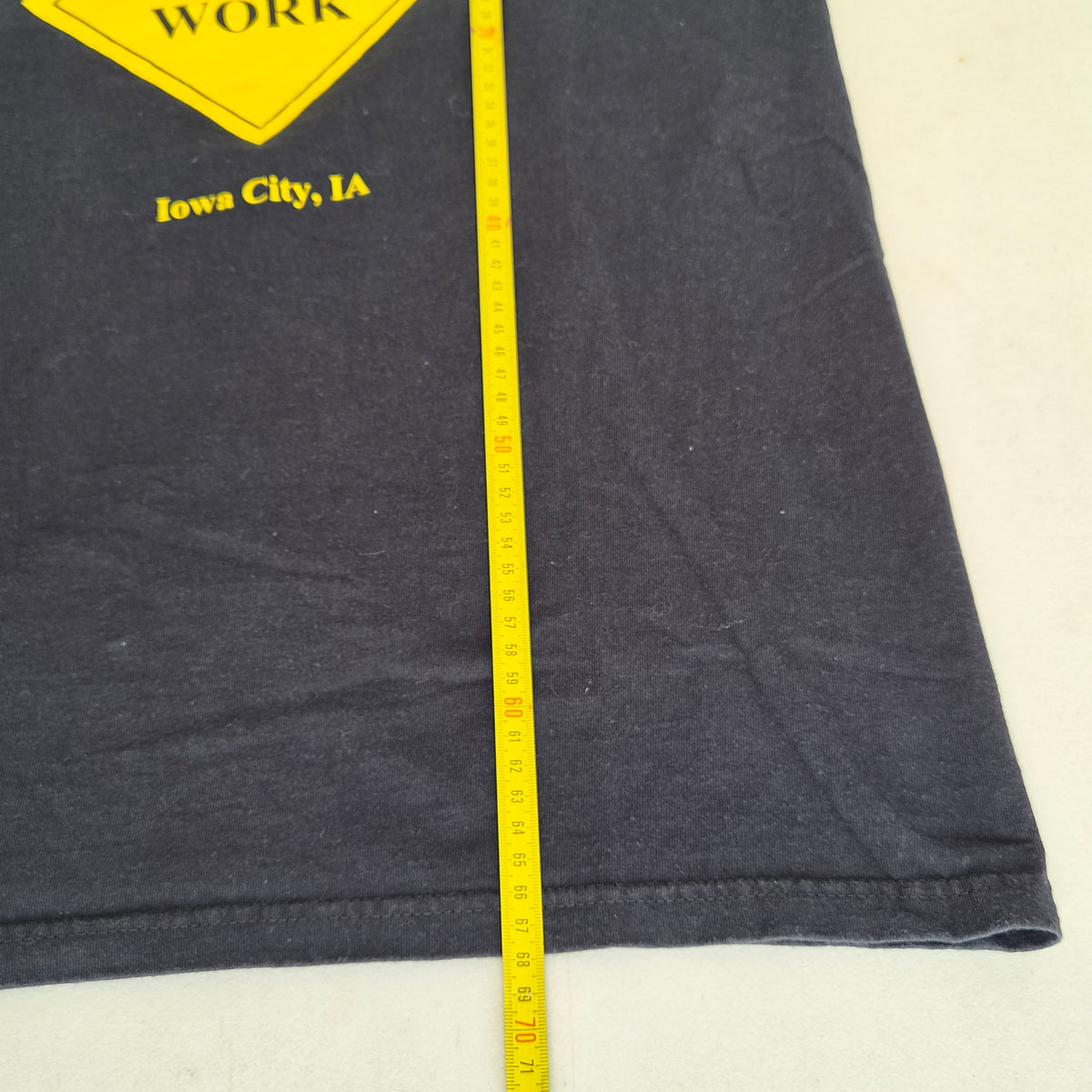 T-shirt Fruit of the Loom God at Work Iowa City noir – L