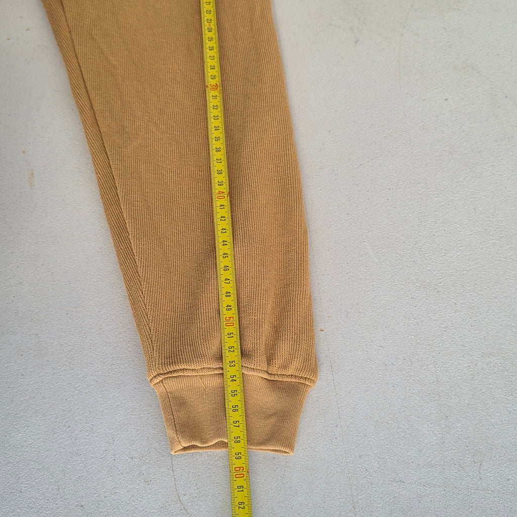 Pull Geoffrey Beene beige camel en coton, vue de dos