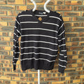 Pull homme Evolution in Design rayé noir et blanc – Taille L