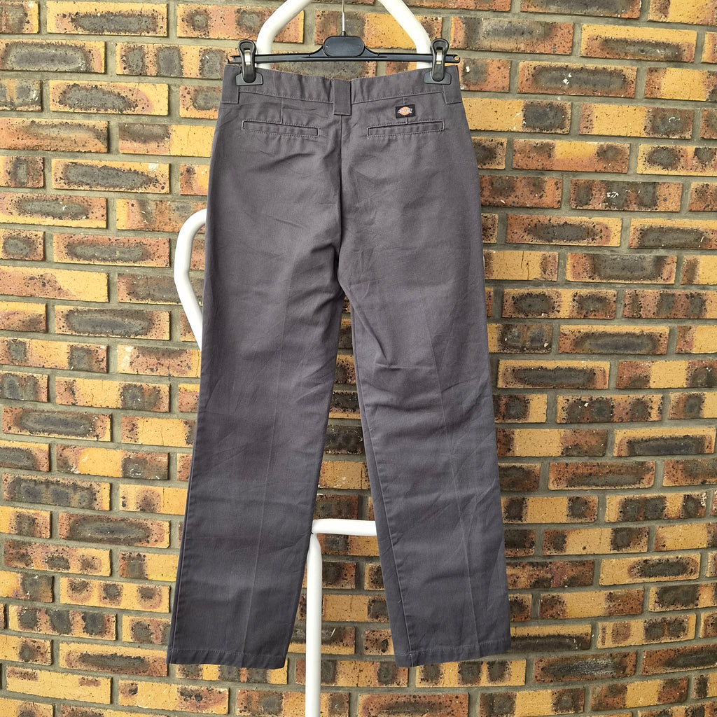 Pantalon Dickies Slim Straight gris foncé femme, vue de dos
