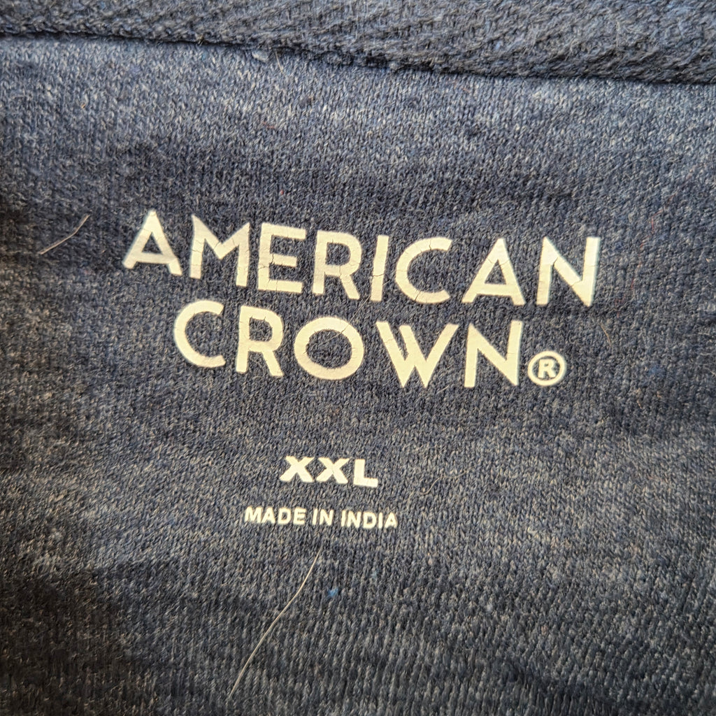 Sweat à capuche American Crown VIRGINIA bleu marine femme taille 2XL