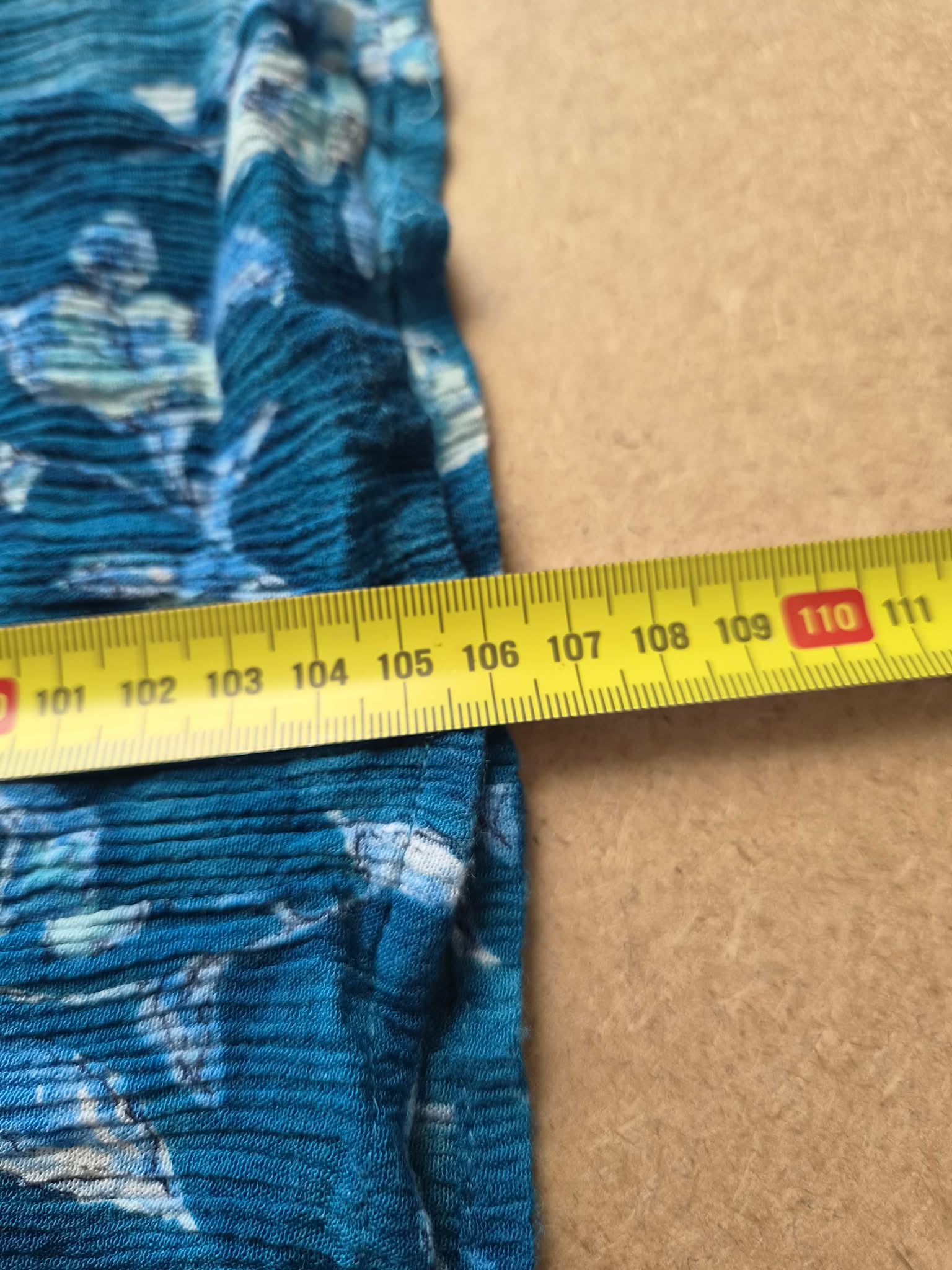 Robe Vintage Caroline Wells Petites Crinkle Florale Teal — Fourreau Mi-Longue Sans Manches — Très bon état - S/M