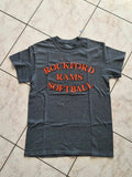 T-shirt Rockford Rams Softball — Gildan DryBlend — S — Gris Anthracite — Très bon état