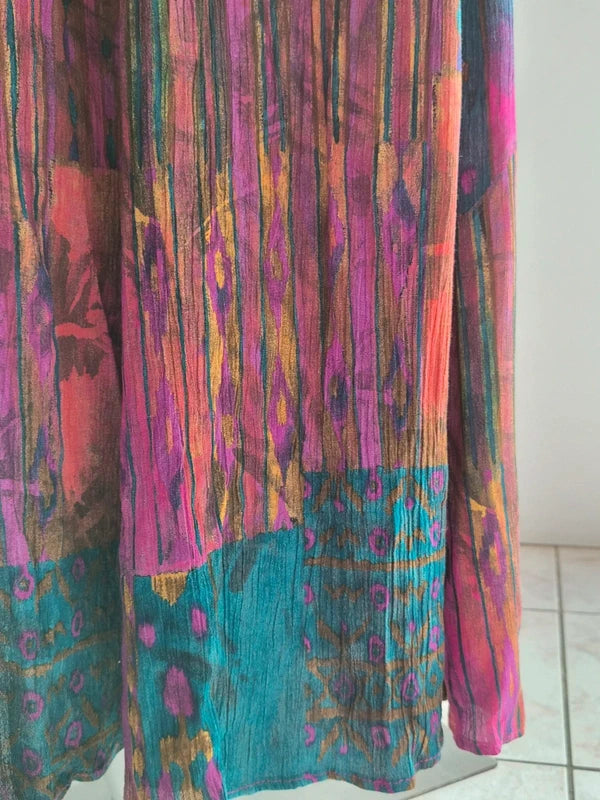 Jupe longue vintage Cherry Creek – Bohème multicolore