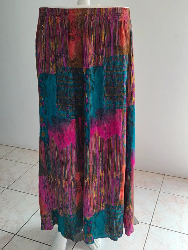 Jupe longue vintage Cherry Creek – Bohème multicolore