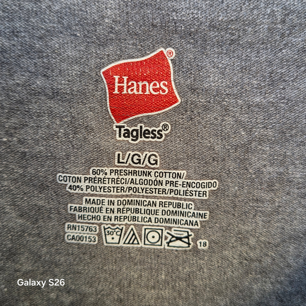 T-shirt vintage Hanes Gris — Chick-fil-A Kickoff Game 2019 Duke vs Alabama — L — Très bon état